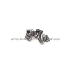 Jeu de 10 vis pointeau pour barres de tablier D,6 x 12mm